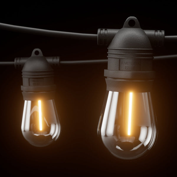 19M Festoon Lights Christmas Fairy String Outdoor Party Garden Decor Seasonal Decorations