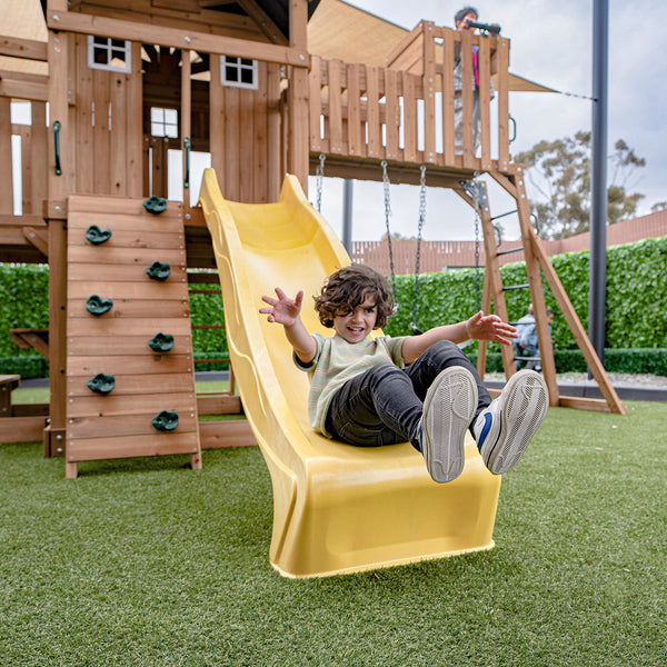 Lifespan Kids Kensington Play Centre Set With 2.2M Yellow Slide Outdoor Play Sets