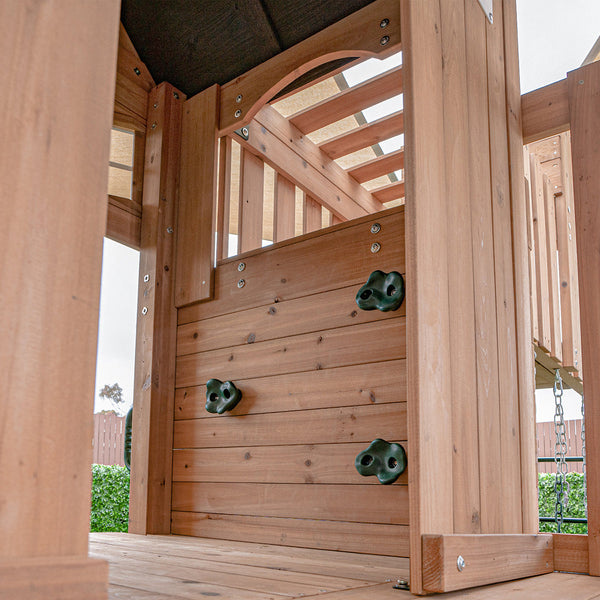 Lifespan Kids Kensington Play Centre Set With 2.2M Yellow Slide Outdoor Play Sets