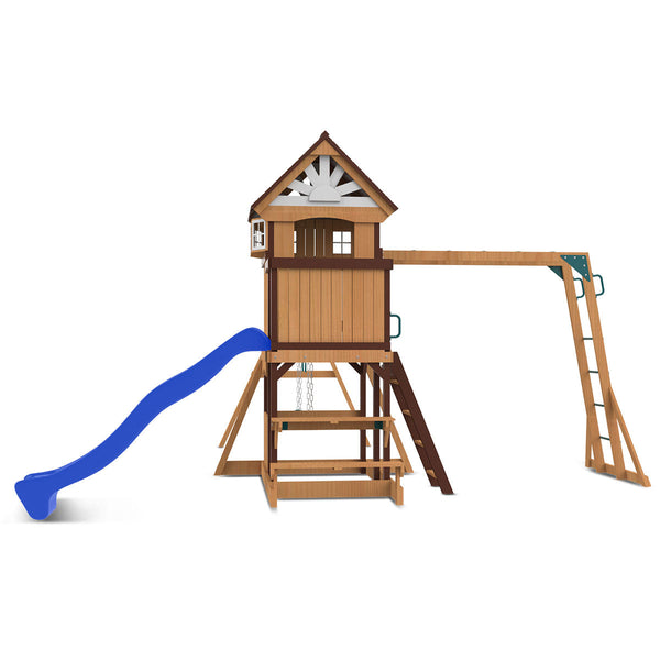 Lifespan Kids Meer Brook Play Centre Set With 2.2M Blue Slide Slides