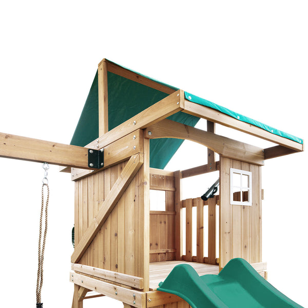 Lifespan Kids Montrose Play Centre Set With 2.2M Green Slide Slides