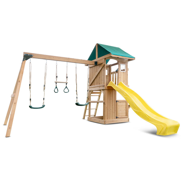 Lifespan Kids Montrose Play Centre Set With 2.2M Yellow Slide Slides