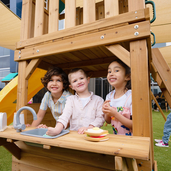 Lifespan Kids Montrose Play Centre Set With 2.2M Yellow Slide Slides