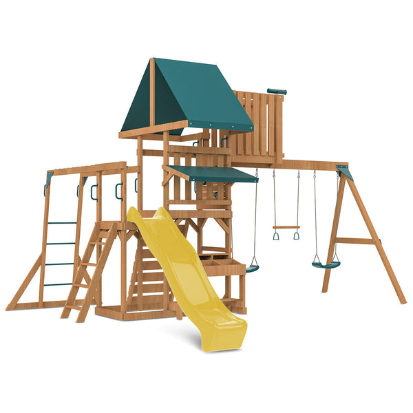 Lifespan Kids Walton Play Centre Set With 2.2M Yellow Slide Slides