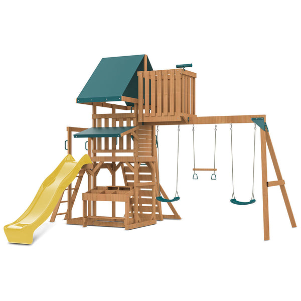 Lifespan Kids Walton Play Centre Set With 2.2M Yellow Slide Slides