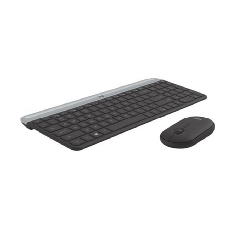 Keyboard & Mouse Bundles Logitech Mk470 Slim Wireless Keyboard Mouse Combo Nano Receiver