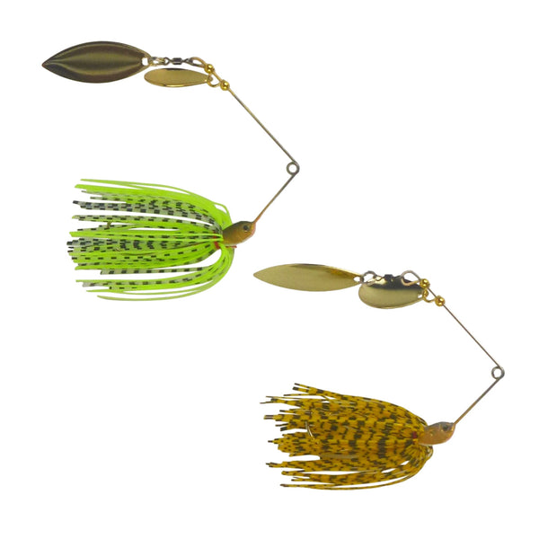Dekoi 15Gm Ls18 Closed Eye Spinnerbait Orange Stripey Qty 2 Baits & Lures