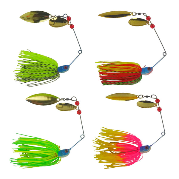 Dekoi 18Gm Ls20 Closed Eye Spinnerbait Fluro Green Qty Baits & Lures