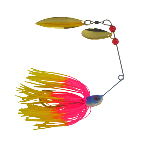 Dekoi 18Gm Ls20 Closed Eye Spinnerbait Pink Yellow Qty Baits & Lures