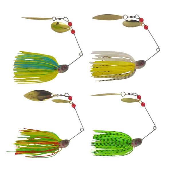 Dekoi 20Gm Ls22 Closed Eye Spinnerbait Yellow Blue Qty Baits & Lures