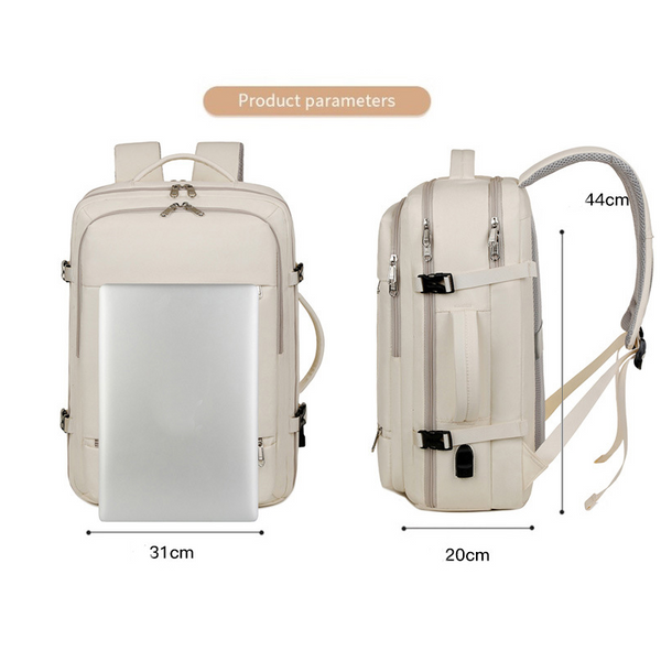 Elosung Large Capacity Travel Backpack With Usb Charging Port For Convenient On The Go Placeholder