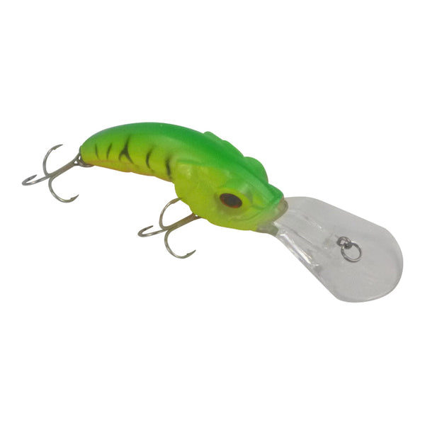 Finesse Leapfrog Deep Diver 100Mm 13Gm Lemon Lime Baits & Lures