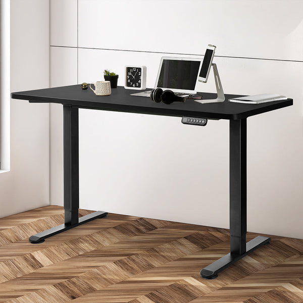 Levede Motorised Standing Desk Adjustable 140Cm Black 1000X 1Mm Standing Desks