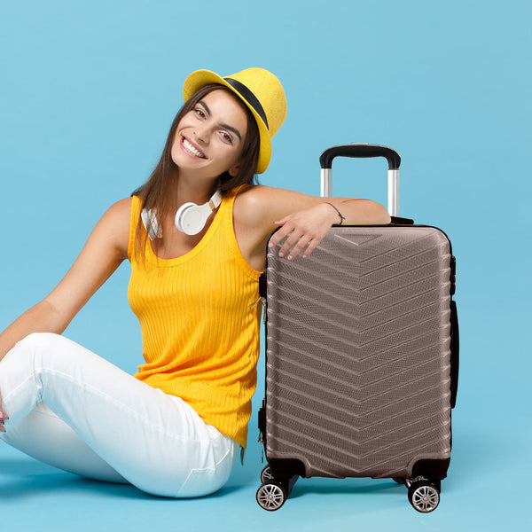 Slimbridge 20" Carry On Travel Luggage Coffee Inch Other Luggage