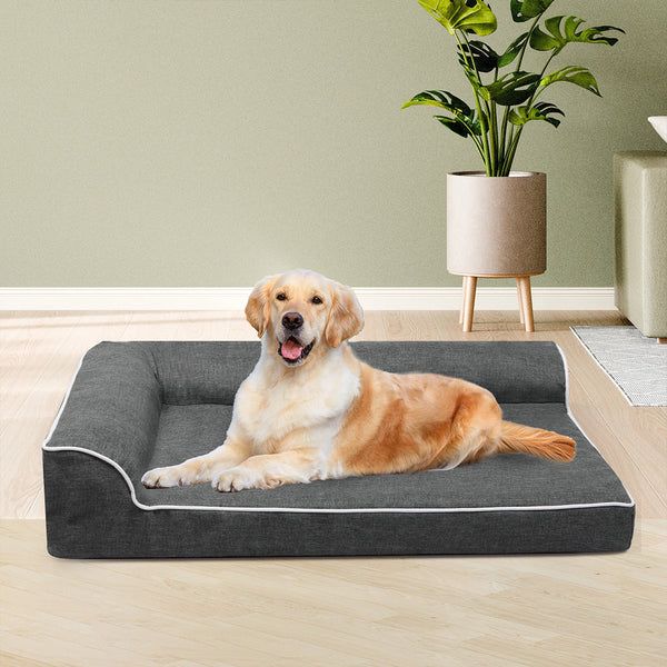 Pawz Orthopedic Dog Bed Xl Grey Pet Beds