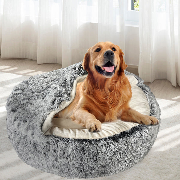 Pawz Pet Dog Calming Bed Warm Soft Plush Xl Large Pet Beds