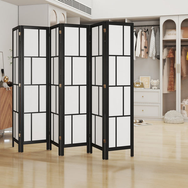Levede 6 Panel Room Divider 170Cm Freestanding Screen Screens & Room Dividers