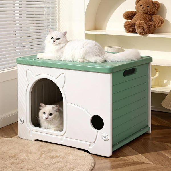 Pawz Outdoor Indoor Dogs Kennel Plastic Puppy Pet House Dog Kennels