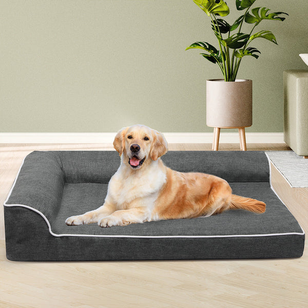 Pawz Orthopedic Dog Bed Xxl Grey Pet Beds