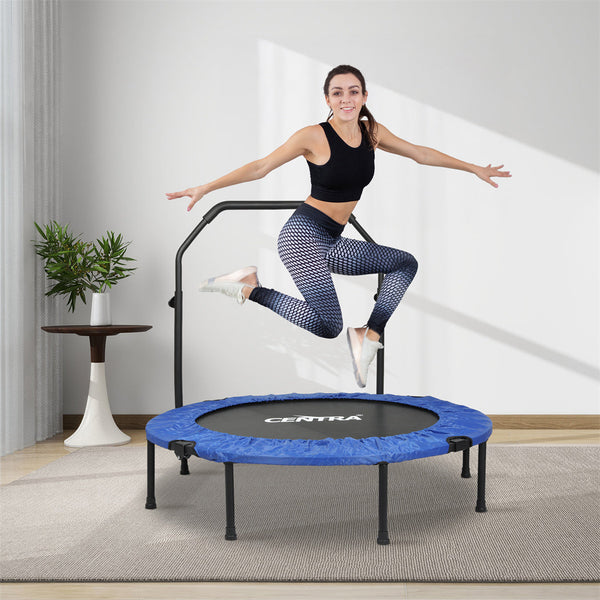 Centra 48" Foldable Mini Trampoline Rebounder Fitness Fitness Trampolines