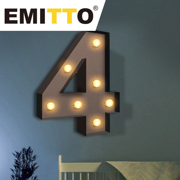 Led Metal Number Lights Free Standing Plaques & Signs
