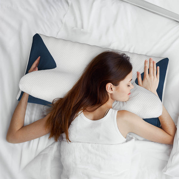 Dreamz Memory Foam Cervical Pillow Pain Relief Pillows