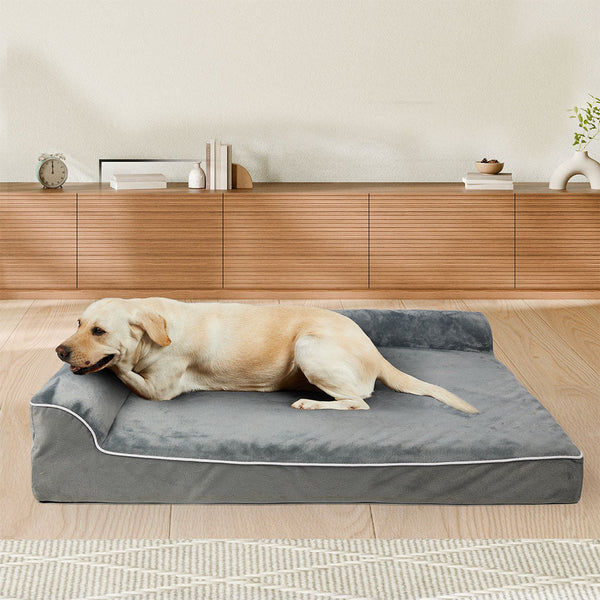 Pawz Orthopedic Dog Bed Xxl Grey Comfortable Supportive Rest For Large Dogs Pet Beds