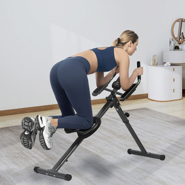 Centra Foldable Adjustment Ab Machine Black Abdominal Machines