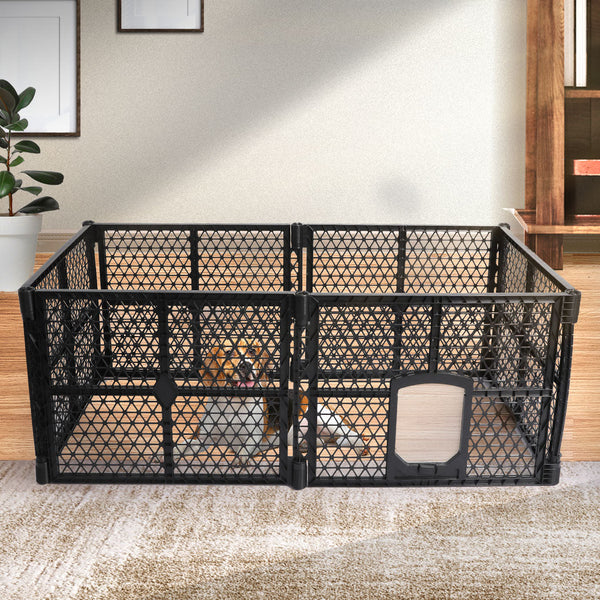 Pawz Pet Playpen Folding Dog Plastic M Medium Fences & Pens