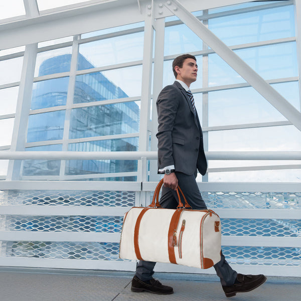 Slimbridge Hanging Suit Duffel Beige Garment Bags