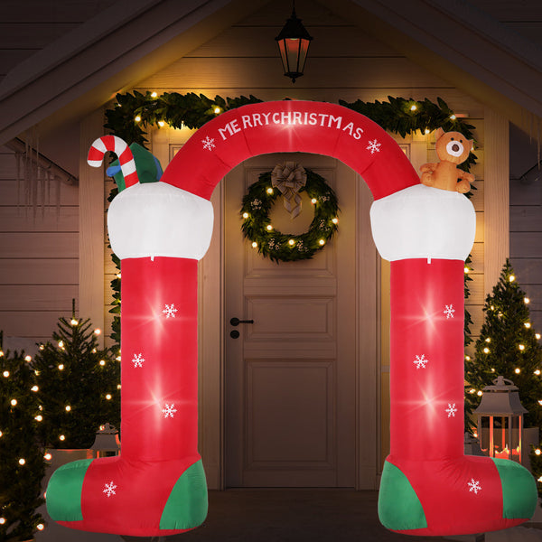 Santaco Christmas Inflatable Decor Stocking Inflatables