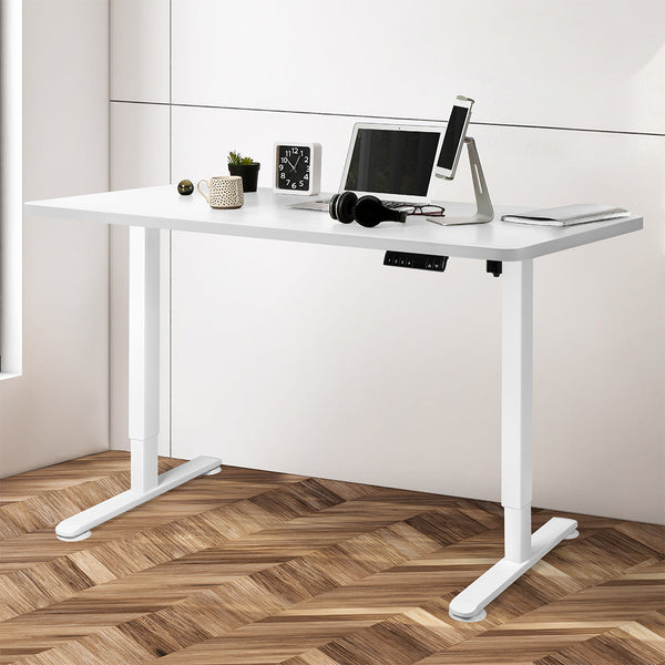 Levede Motorised Standing Desk Height 120Cm White 800X 1.5Mm Standing Desks