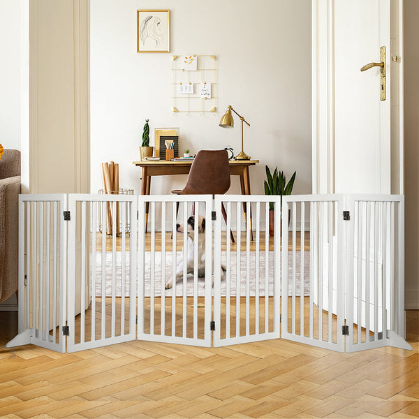 Pawz Pet Gate Dog Fence Safety White 10 Pack Fences & Pens