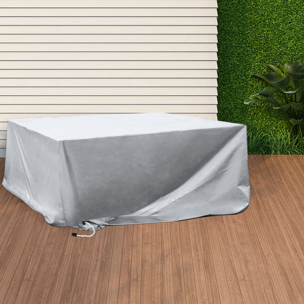 Marlow Outdoor Furniture Cover Waterproof Silver 15Cm Outdoor Furniture Covers