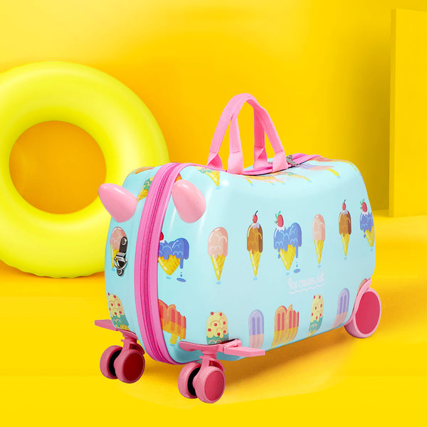 Bopeep Kids Ride On Suitcase Children Ice Cream Suitcases