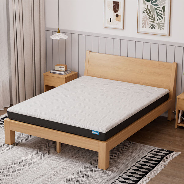 Dreamz Queen Gel Memory Foam Mattress 15Cm Medium Firm Cooling Breathable Comfortable Mattresses