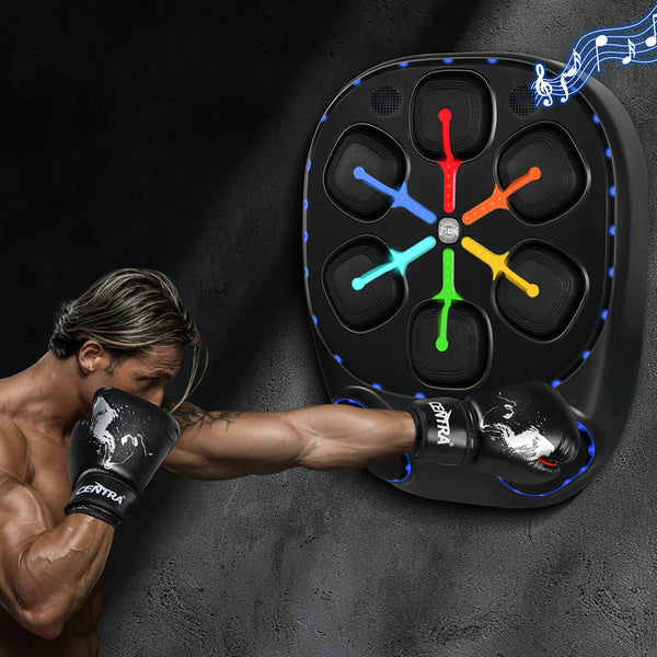 Centra Smart Music Boxing Machine With 8Oz Glove Strike Pads & Mitts