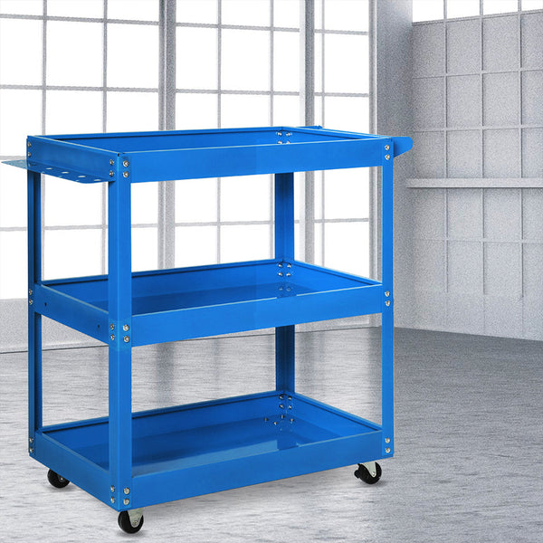 Traderight Tool Cart Trolley Toolbox Blue Trolleys
