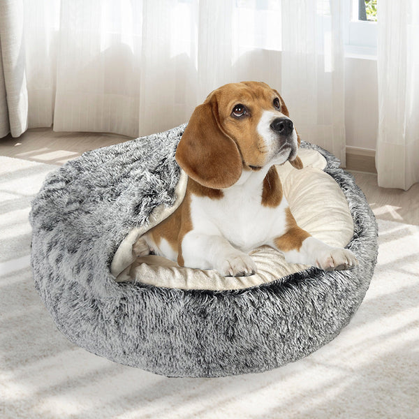 Pawz Pet Dog Calming Bed Warm Soft Plush M Medium Pet Beds