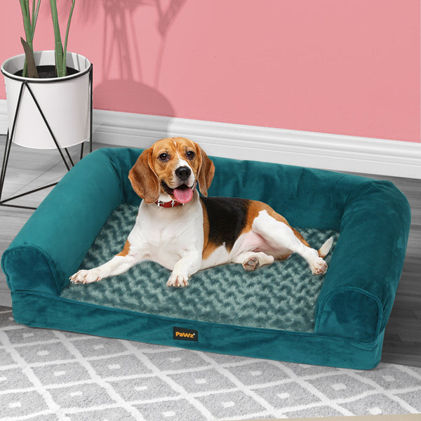 Pawz Pet Bed Sofa Dog Beds Bedding Soft M Blue Medium Pet Beds