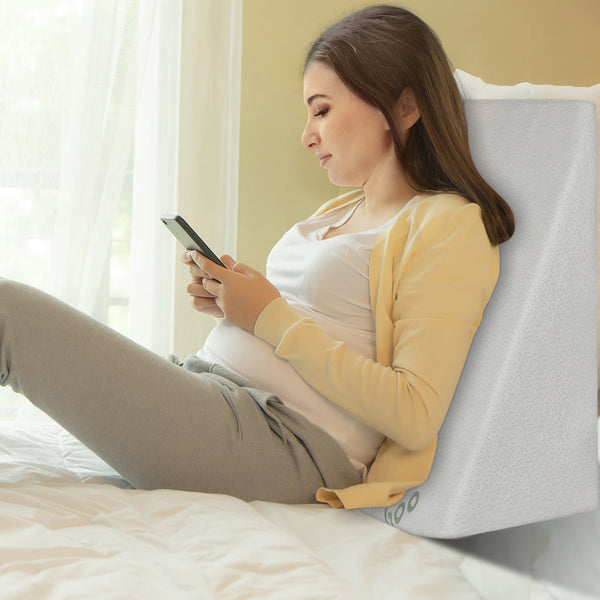 Dreamz Wedge Pillow Memory Foam White 25 Pillows