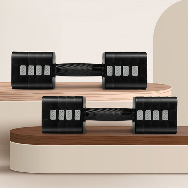 Centra A Pair 2.8Kg 10Kg Black Dumbbells