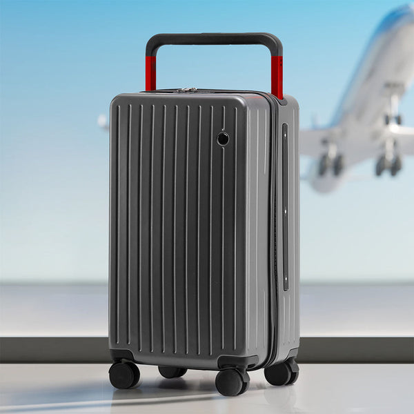 Slimbridge 26" Luggage Wide Handle Hard Case Grey Suitcases