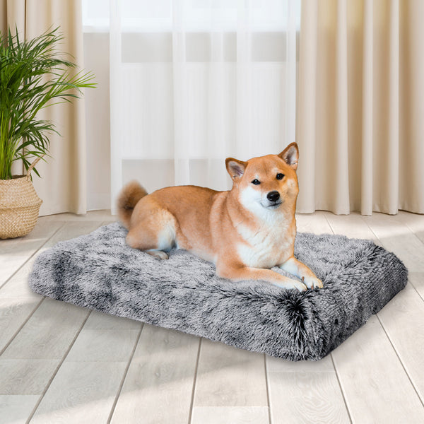 Pawz Dog Mat Pet Calming Bed Memory Charcoal Medium Pet Beds