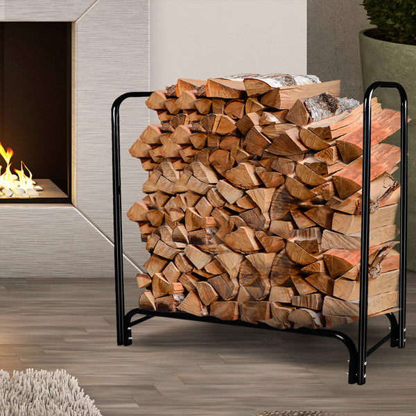 Firewood Rack Holder 4Ft Fireplace Tool Fireplace & Stove Accessories