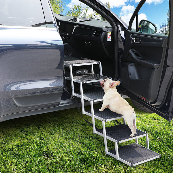 Pawz 6 Steps Dog Ramp Height Black Pet Transport
