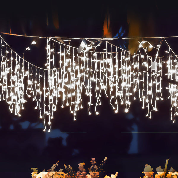 500 Led Curtain Fairy Cool White Bright Decorative Lighting String Lights