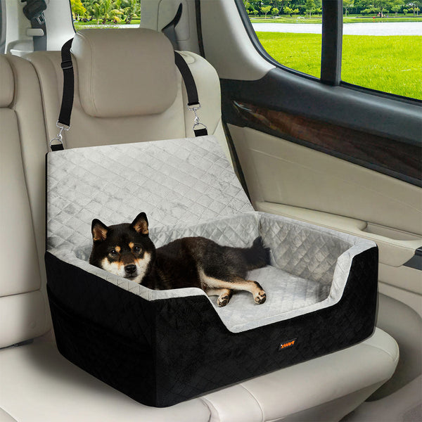Pawz Dog Car Booster Seat Belt Pet Safe Protector Travel Bed Pet Transport