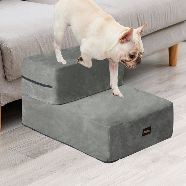 Pawz Pet Stairs 2 Step Ramp Portable Small Pet Transport