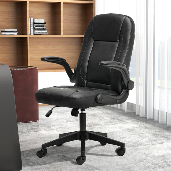 Levede Executive Office Chair Work Pu Leather Seat Chairs